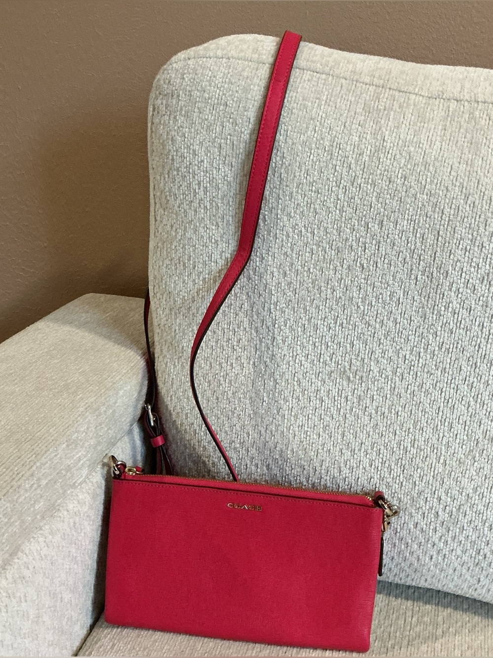 Coach Kylie Crossbody Bag Saffiano Leather